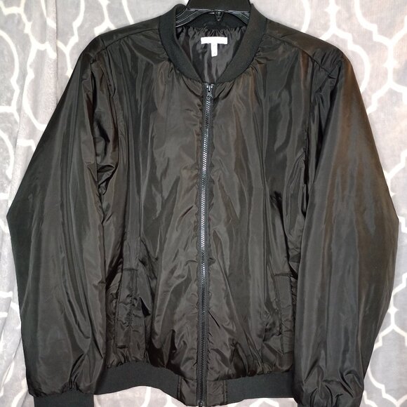 Maurices Womens Size 1X Black Jacket Zips, Pockets - Picture 2 of 10